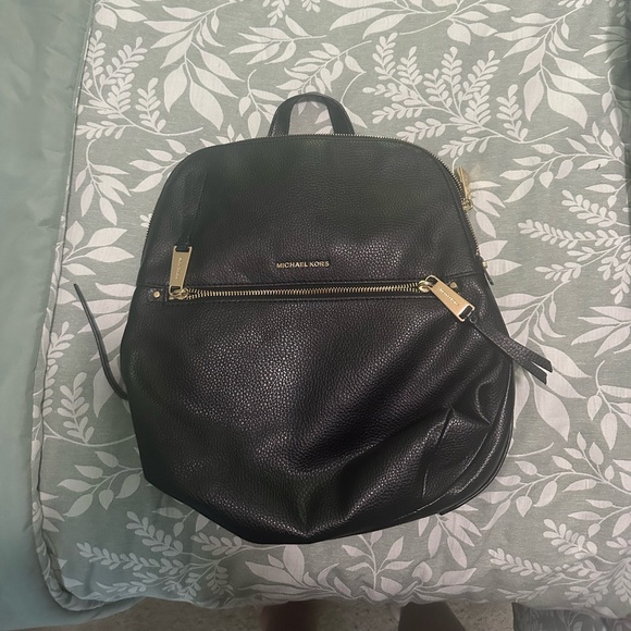 Black Michael Kors Backpack - Picture 1 of 5
